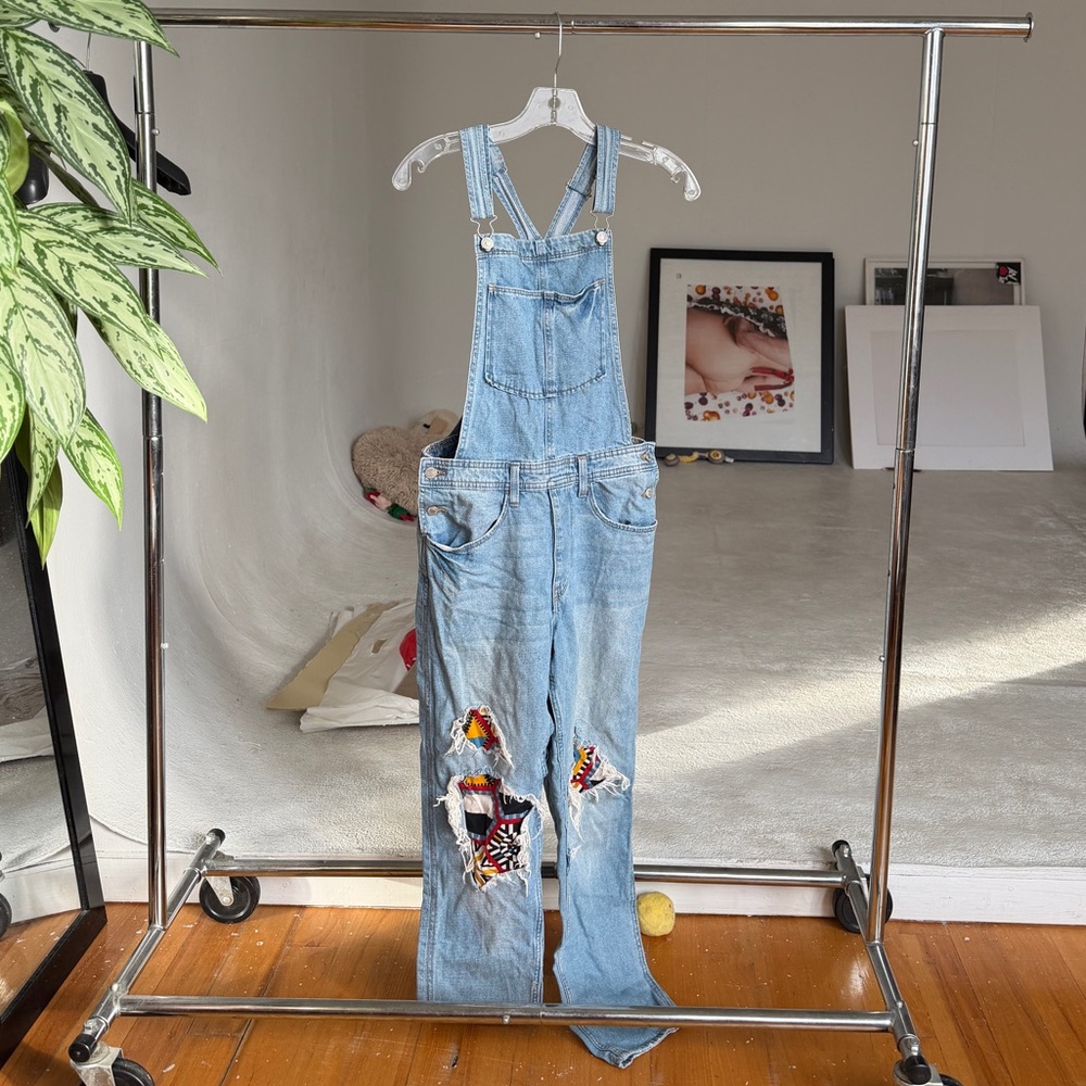 Upcycled vintage Denim Overalls